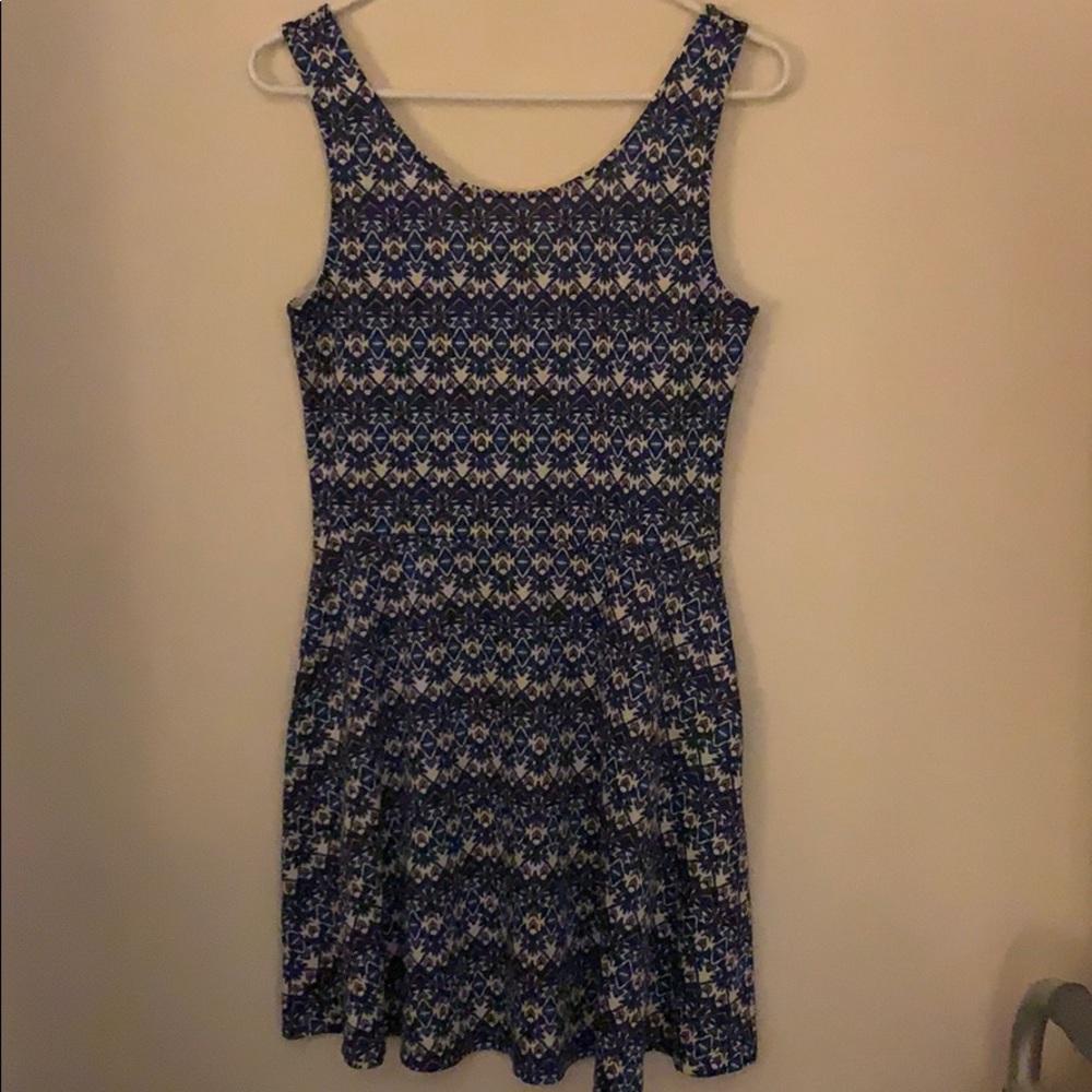 Divided Aztec Dress